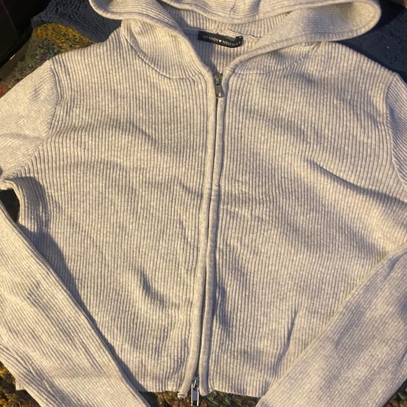 Brandy Melville Grey Arden Hoodie 